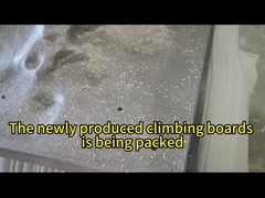 Giải trí dành cho người lớn Đá leo tường trong nhà Thép gỗ Nhựa ISO9001 ISO14001