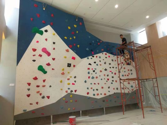 Adults Boulder Climbing Wall Playground Overhang Indoor Bouldering Wall