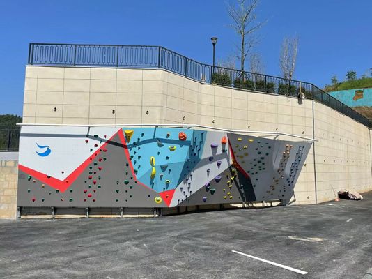 Adults Boulder Climbing Wall Playground Overhang Indoor Bouldering Wall