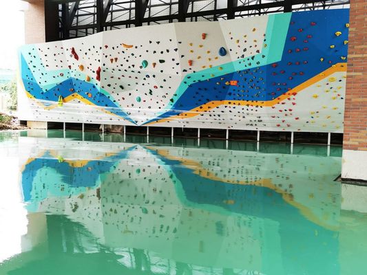 Adults Boulder Climbing Wall Playground Overhang Indoor Bouldering Wall