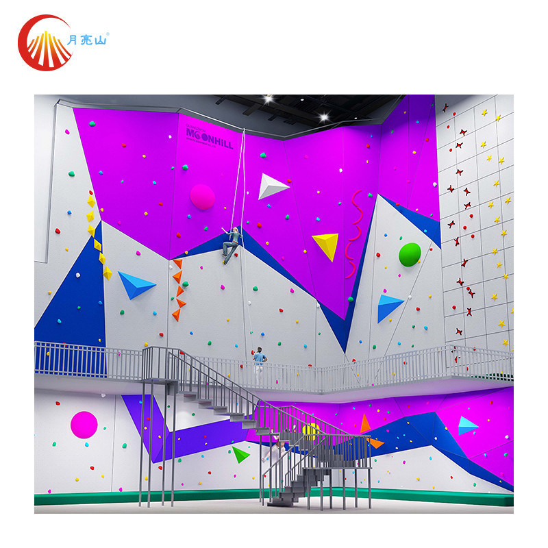 Adult Indoor Large Rock Climbing Wall For Playground Gym Fitness